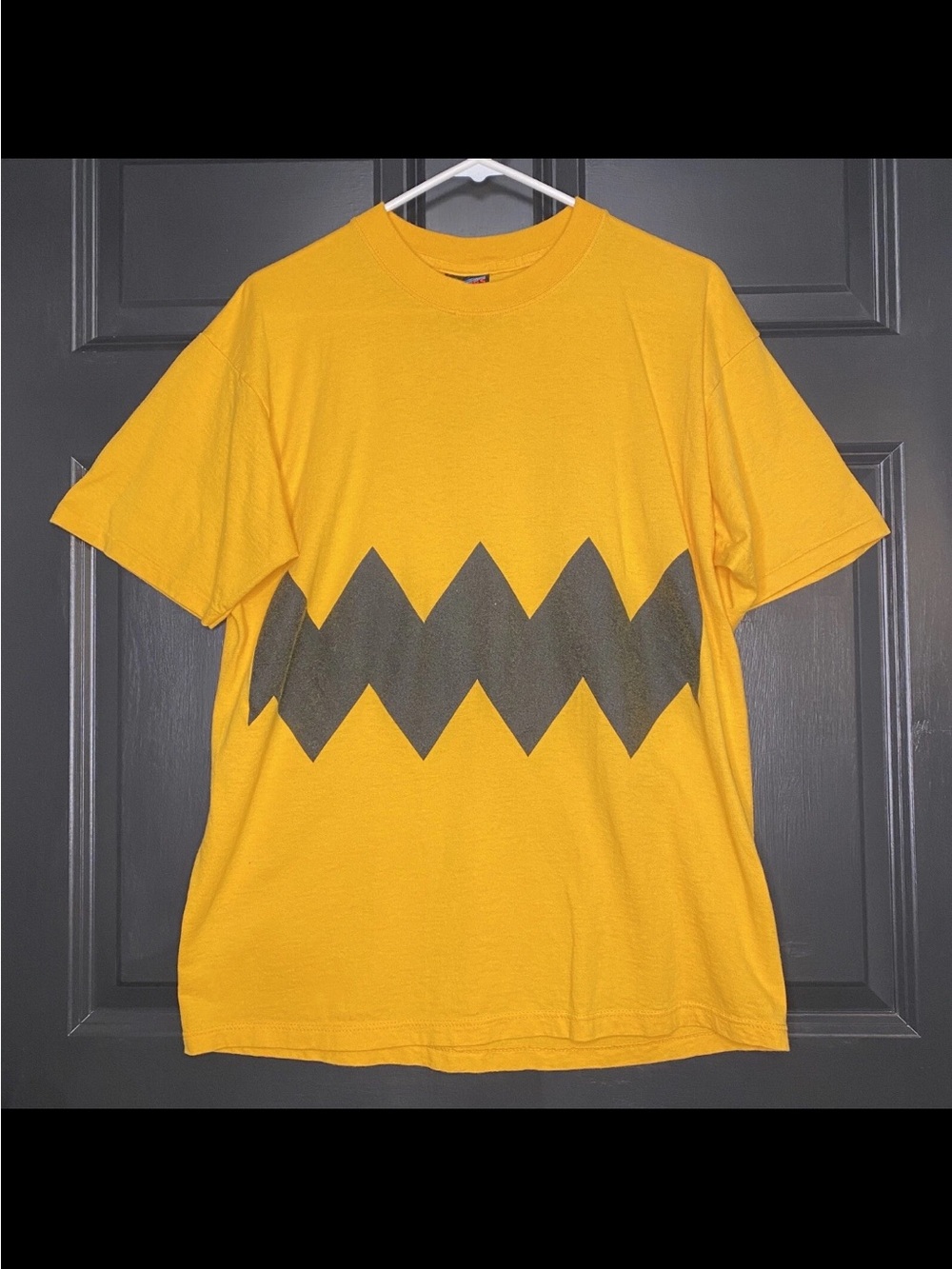 Vtg 90s Balzout Charlie Brown Peanuts Single Stitch Shirt Large Skater Zig Zag